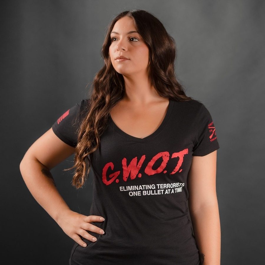 Grunt Style Women's G.W.O.T. V-Neck - Black