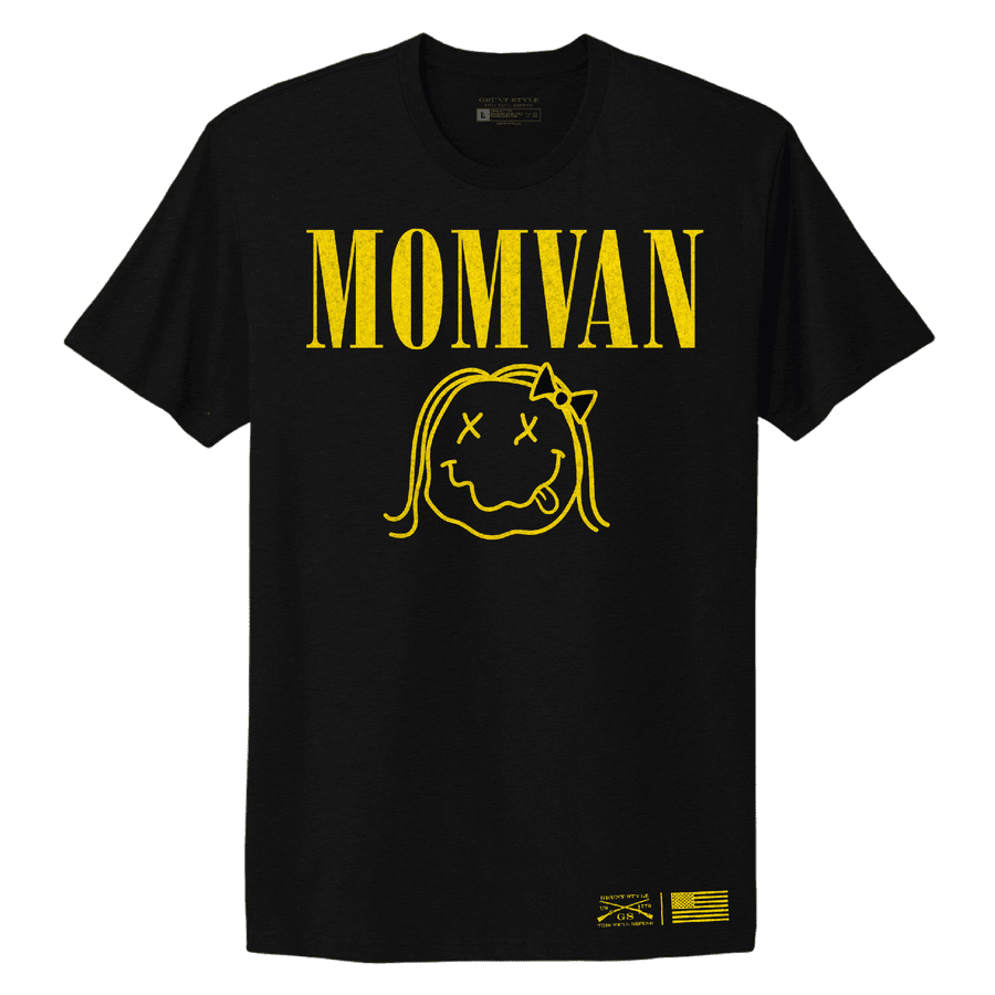 Grunt Style Women's MomVan Boyfriend Fit T-Shirt - Black