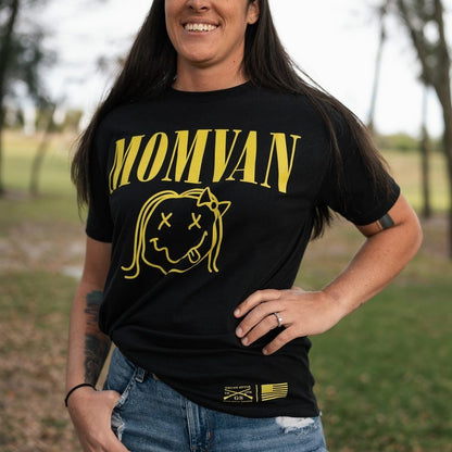 Grunt Style Women's MomVan Boyfriend Fit T-Shirt - Black