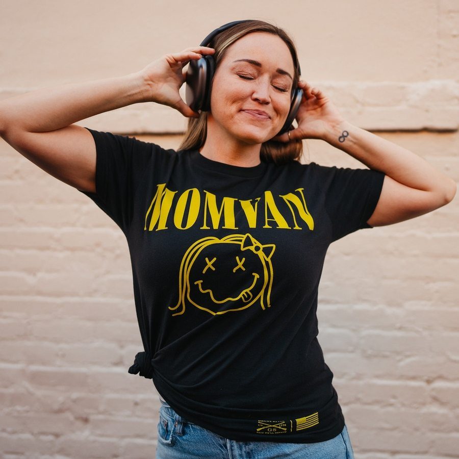 Grunt Style Women's MomVan Boyfriend Fit T-Shirt - Black