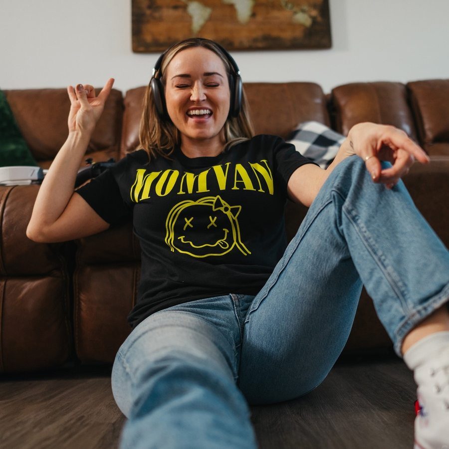 Grunt Style Women's MomVan Boyfriend Fit T-Shirt - Black