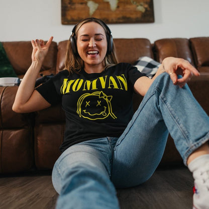 Grunt Style Women's MomVan Boyfriend Fit T-Shirt - Black