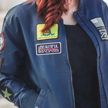 Grunt Style Women's Classified Bomber Jacket - Navy