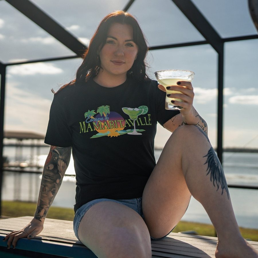 Grunt Style Women's Mamaritaville Boyfriend Fit T-Shirt - Black