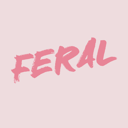 Grunt Style Women's Feral Boyfriend Fit T-Shirt - Light Pink