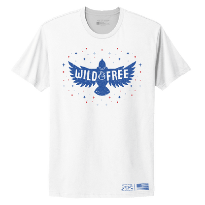 Grunt Style Women's Wild & Free Boyfriend Fit T-Shirt - White