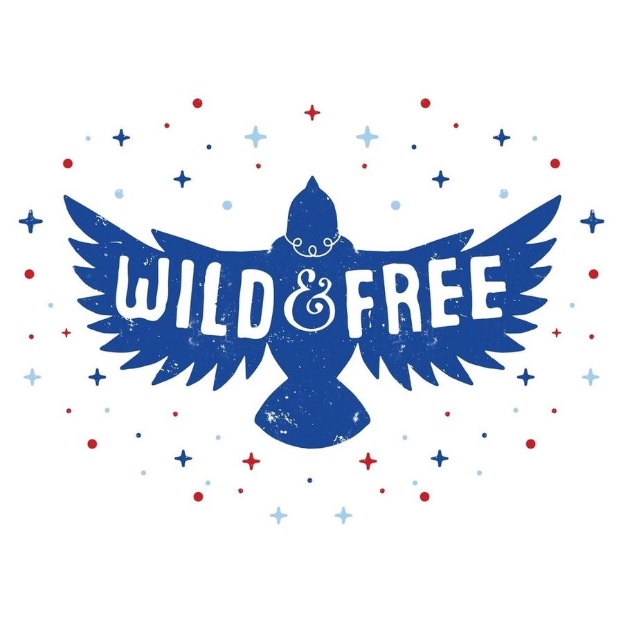 Grunt Style Women's Wild & Free Boyfriend Fit T-Shirt - White
