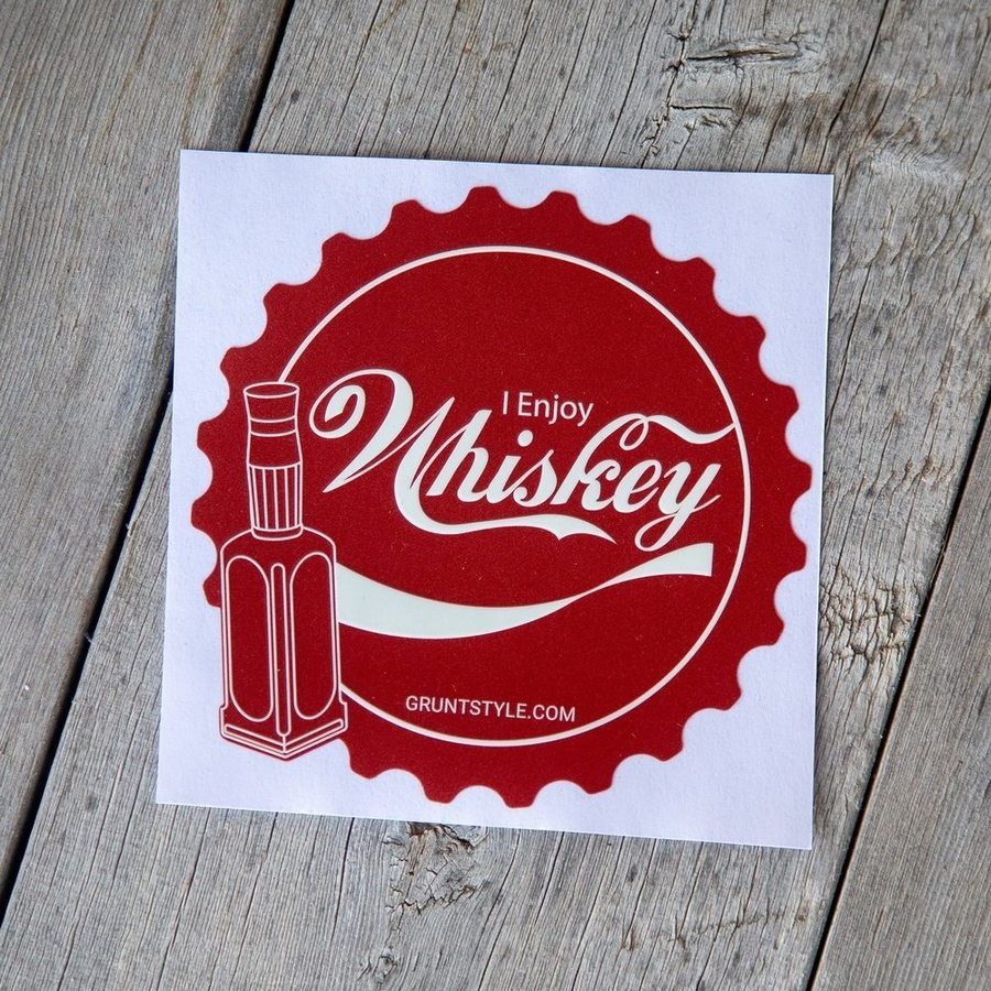 Grunt Style I Enjoy Whiskey Sticker