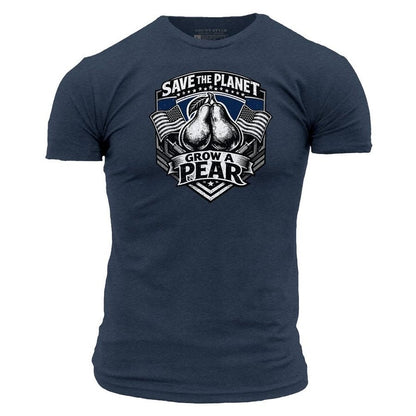 Grunt Style Grow A Pear T-Shirt - Midnight Navy