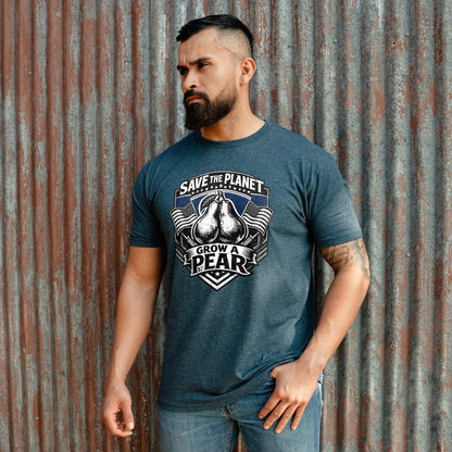 Grunt Style Grow A Pear T-Shirt - Midnight Navy