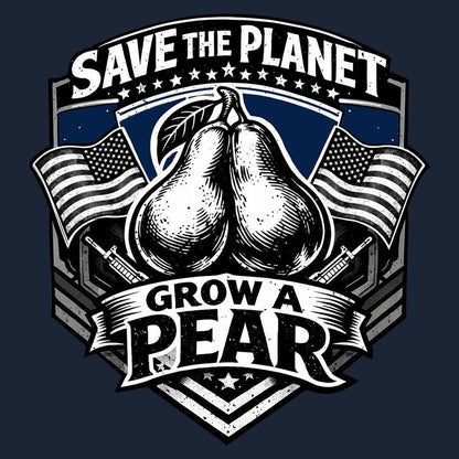 Grunt Style Grow A Pear T-Shirt - Midnight Navy