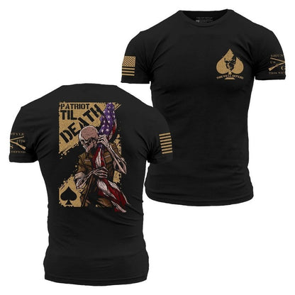 Grunt Style Patriot Til Death T-Shirt - Black