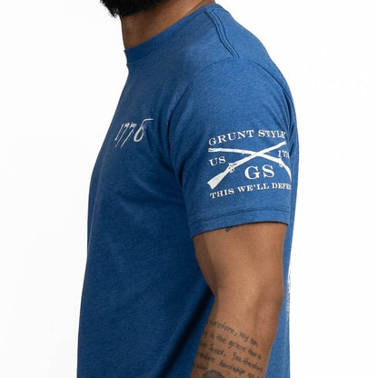 Grunt Style 1776 Flag T-Shirt - Royal