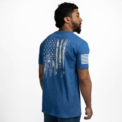 Grunt Style 1776 Flag T-Shirt - Royal