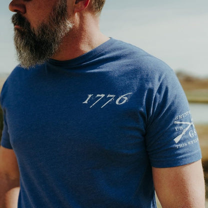 Grunt Style 1776 Flag T-Shirt - Royal
