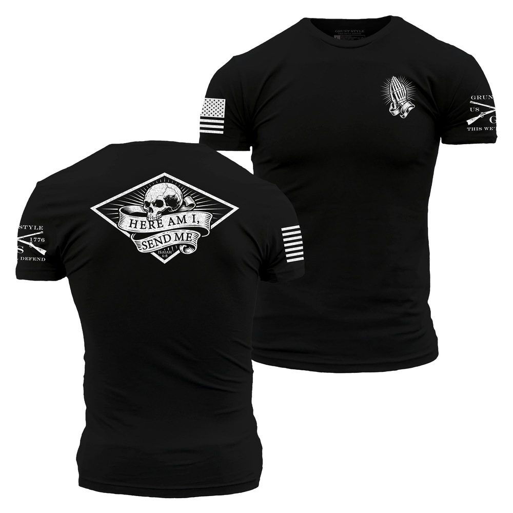 Grunt Style Send Me T-Shirt - Black