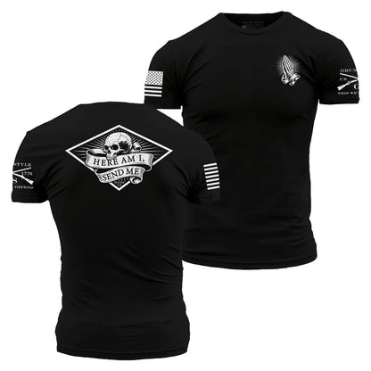 Grunt Style Send Me T-Shirt - Black