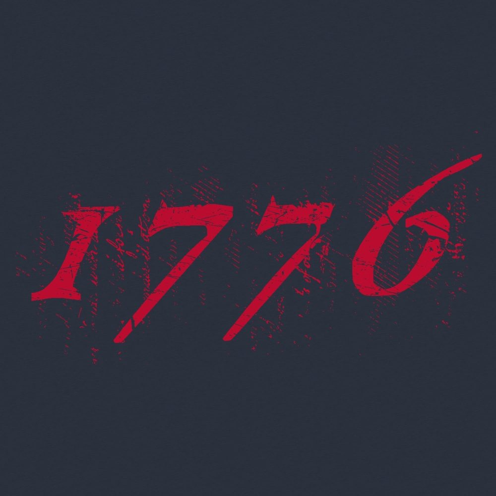 Grunt Style 1776 Flag T-Shirt - Midnight Navy