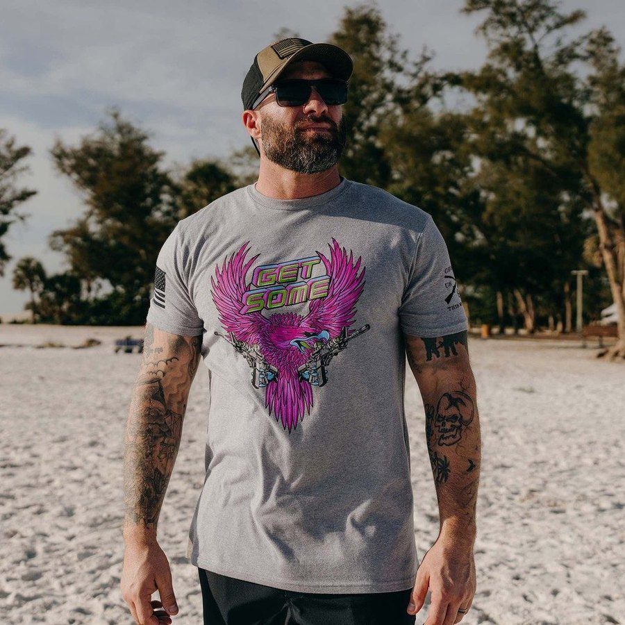 Grunt Style Get Some T-Shirt - Dark Heather Gray