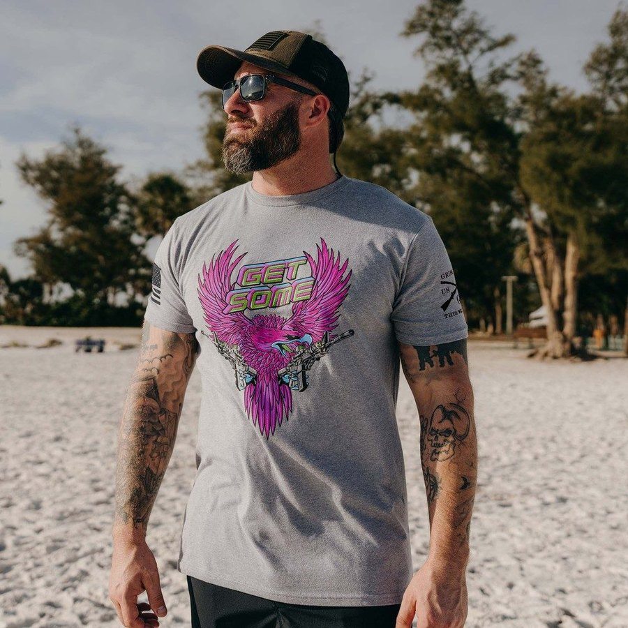 Grunt Style Get Some T-Shirt - Dark Heather Gray