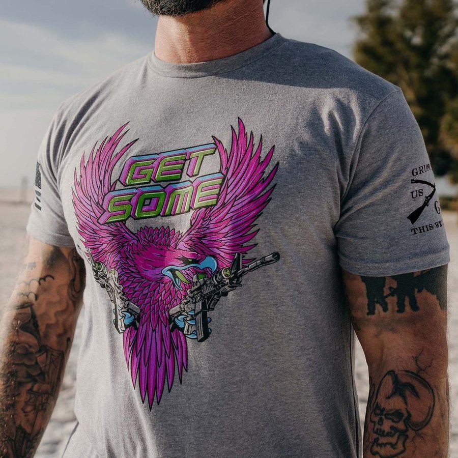 Grunt Style Get Some T-Shirt - Dark Heather Gray