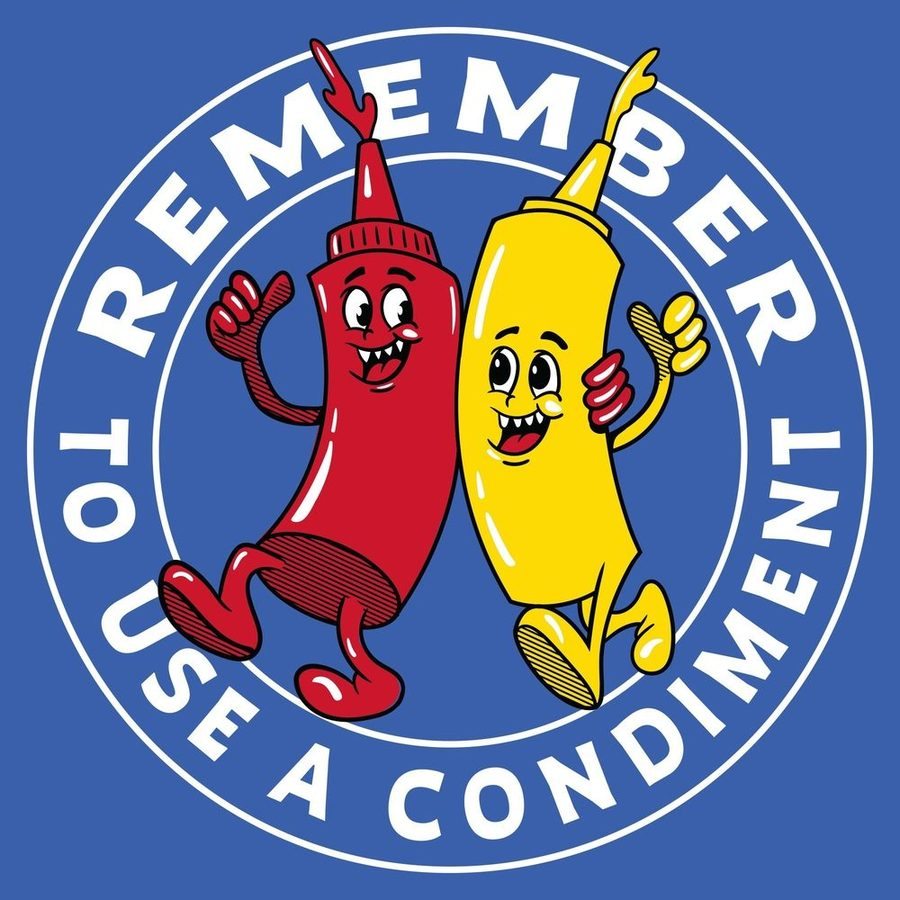 Grunt Style Use A Condiment T-Shirt - Royal