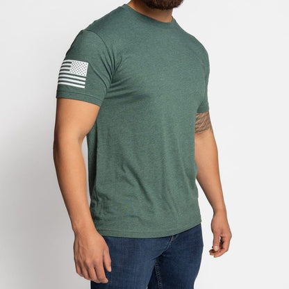 Grunt Style Basic T-Shirt - Heather Forest Green