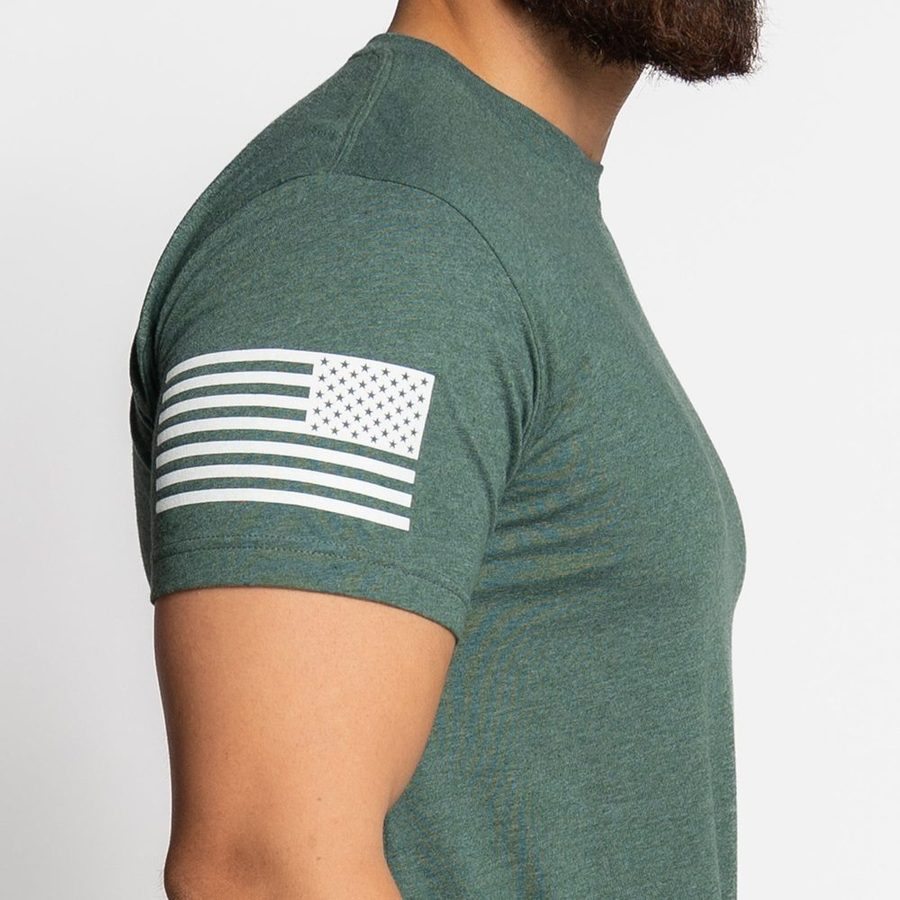 Grunt Style Basic T-Shirt - Heather Forest Green