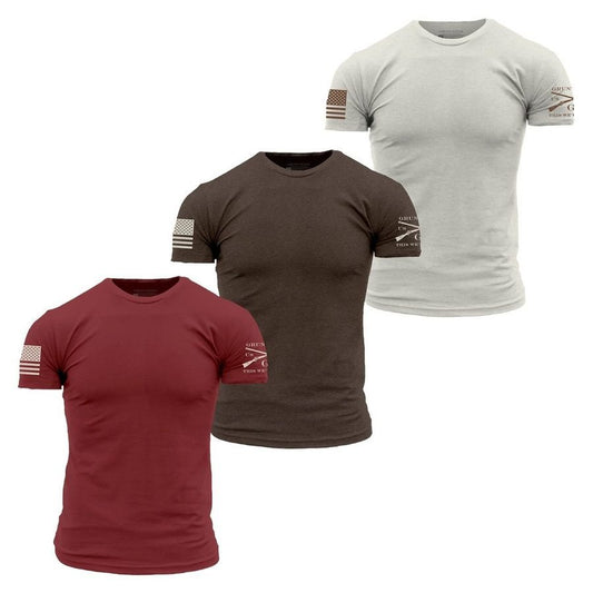 Grunt Style Basic T-Shirt Battlefield Terrain 3-Pack