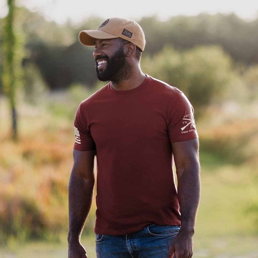 Grunt Style Basic T-Shirt - Red Plum