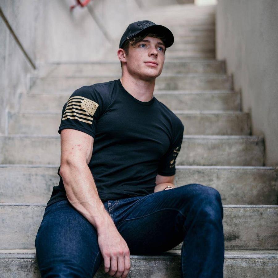 Grunt Style Men's Basic Tees | Black Basic Crew T-Shirt