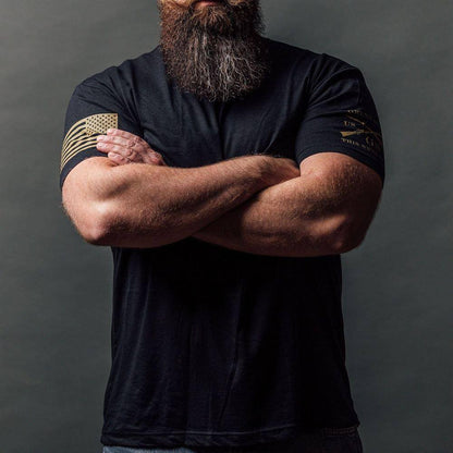 Grunt Style Men's Basic Tees | Black Basic Crew T-Shirt