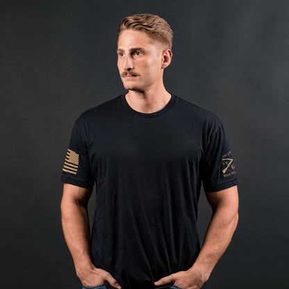 Grunt Style Men's Basic Tees | Black Basic Crew T-Shirt