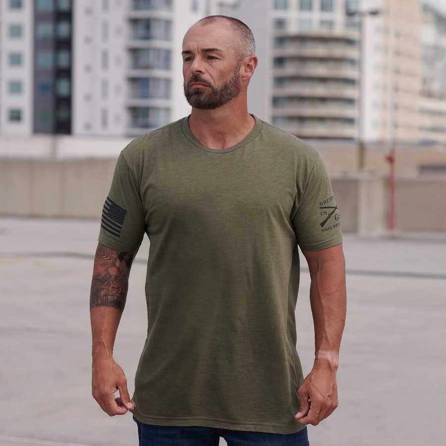 Grunt Style Basic Men's Grunt Style Tee Military Green