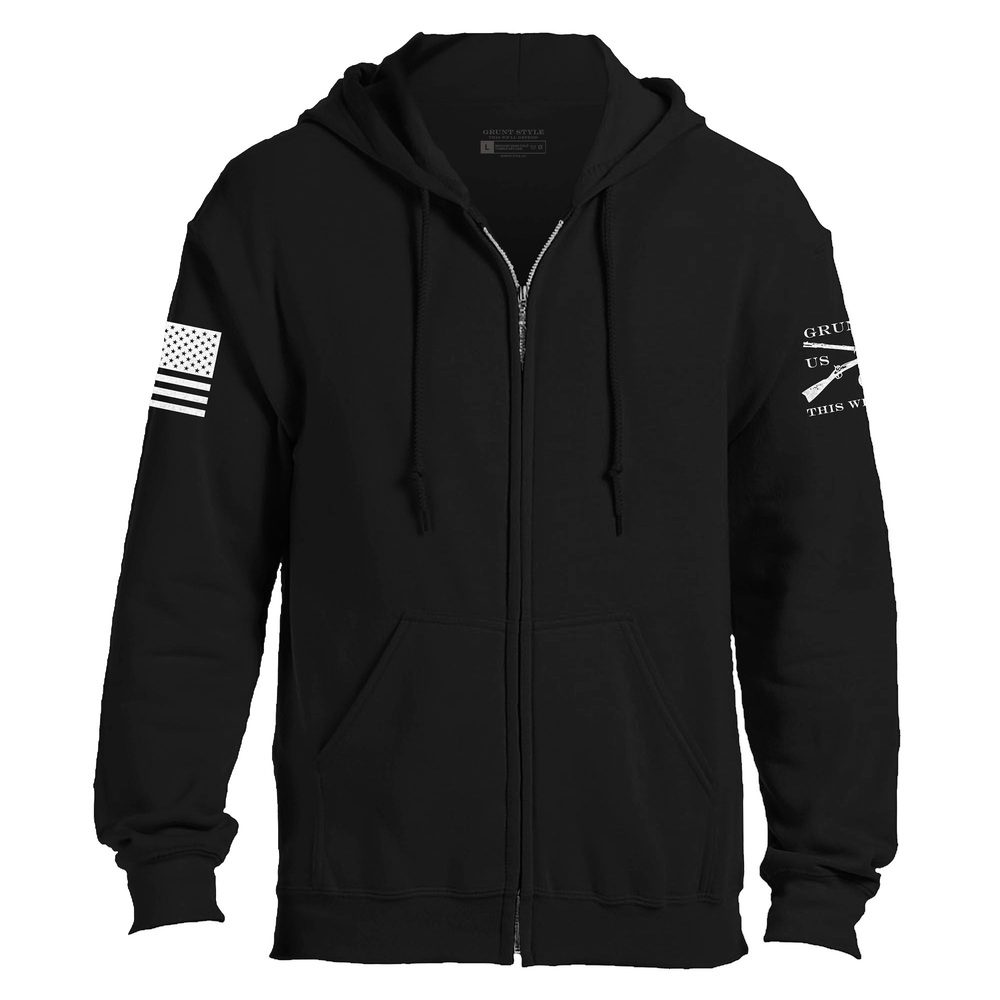Grunt Style Grunt Style Basic Full-Zip Hoodie - Black
