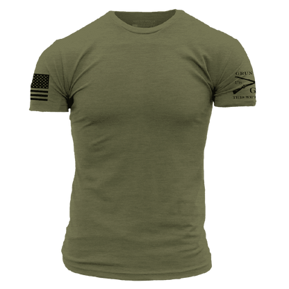 Grunt Style Basic T-Shirts - Military Green - 3 Pack