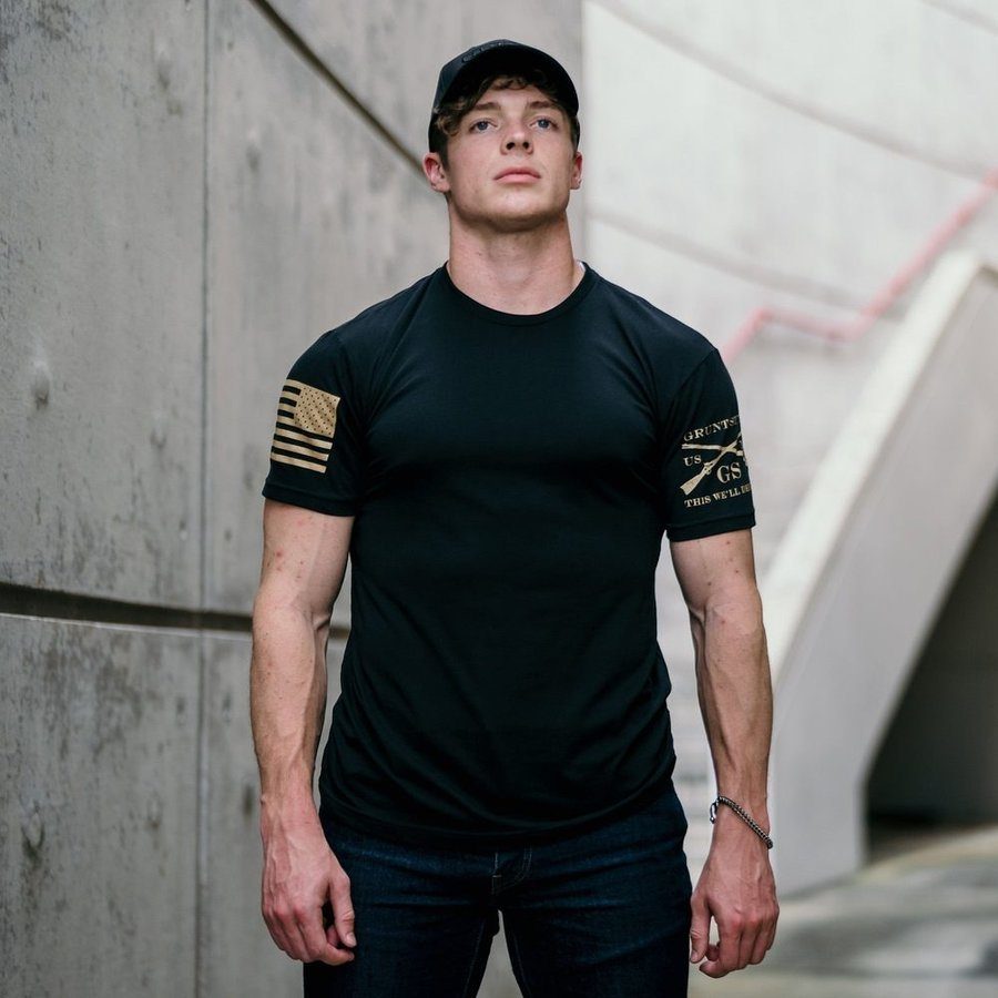 Grunt Style Basic T-Shirts - Black - 5 Pack