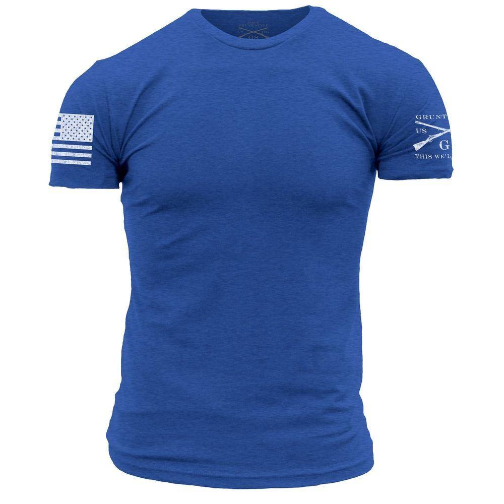 Grunt Style Men's Tee | Basic Crew - Blue
