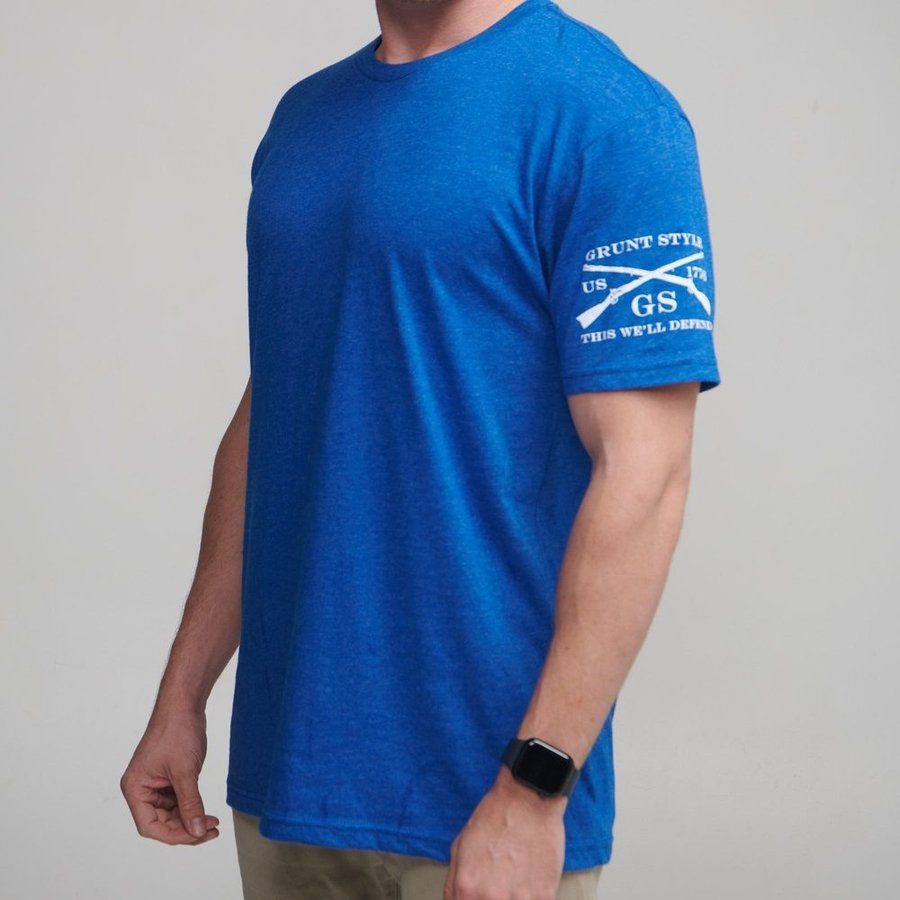 Grunt Style Men's Tee | Basic Crew - Blue