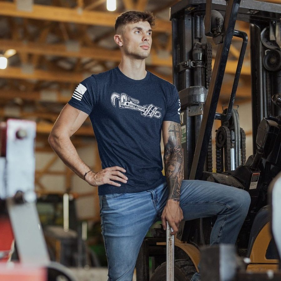 Grunt Style Like Father, Like Son T-Shirt - Midnight Navy