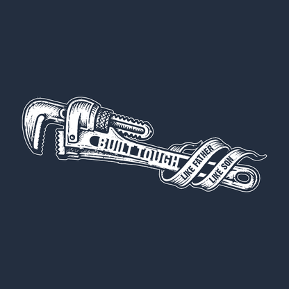 Grunt Style Like Father, Like Son T-Shirt - Midnight Navy