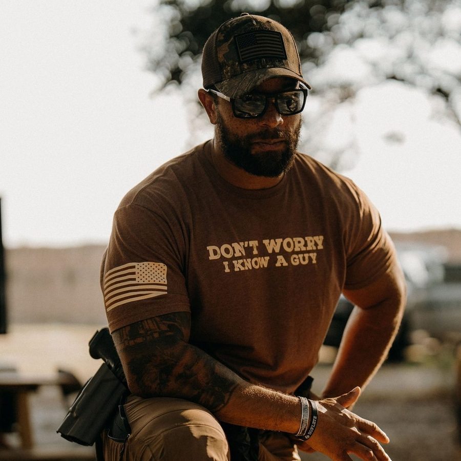 Grunt Style I Know A Guy T-Shirt - Heather Brown