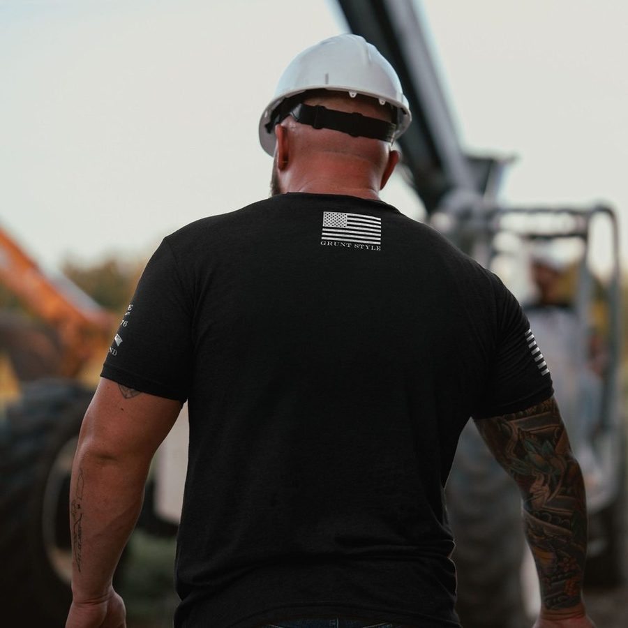 Grunt Style Measure Once T-Shirt - Black