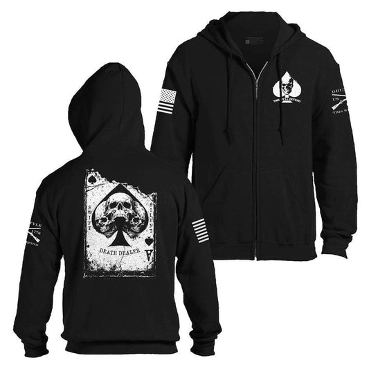 Grunt Style Death Dealer Full-Zip Hoodie - Black