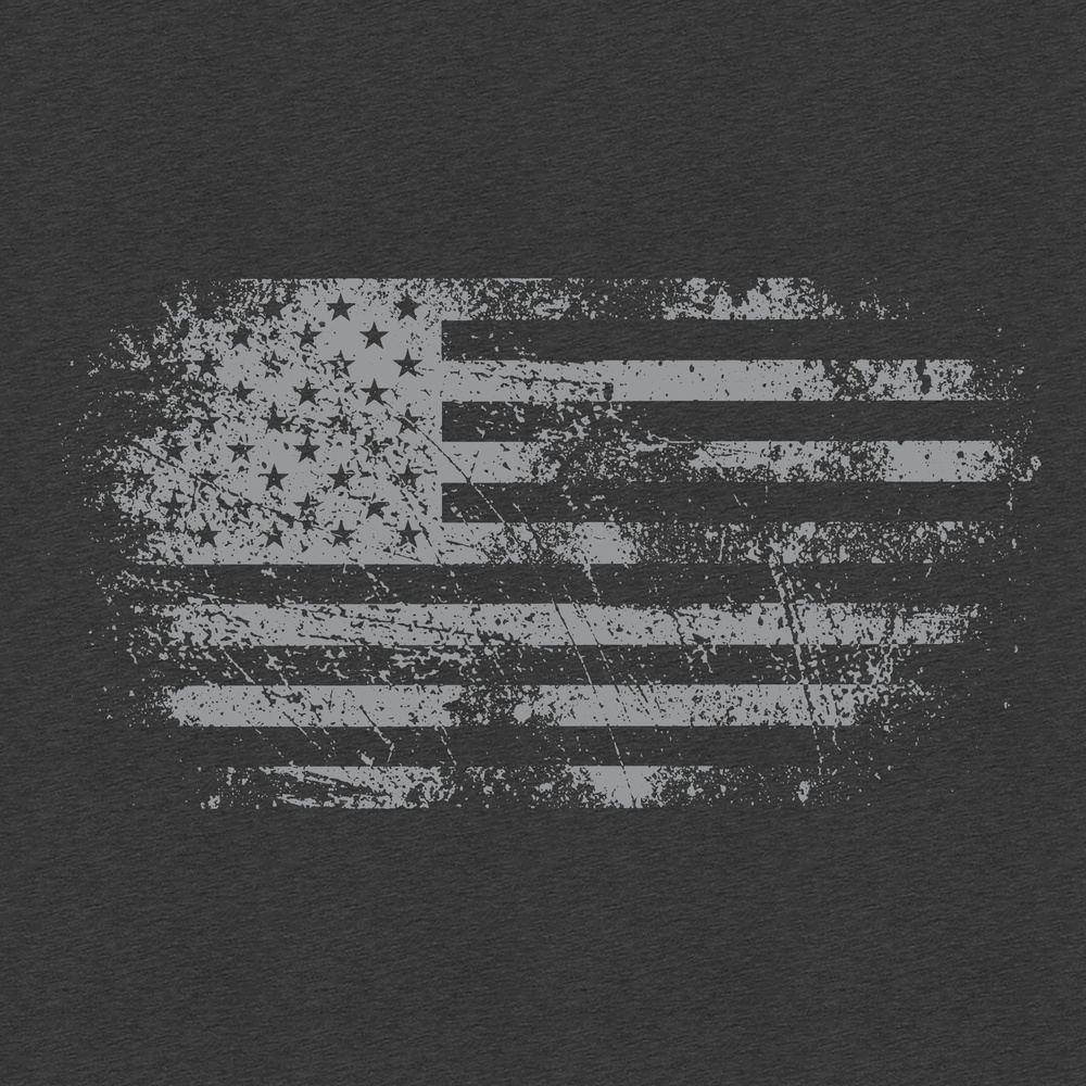 Grunt Style Vintage American Flag Hoodie