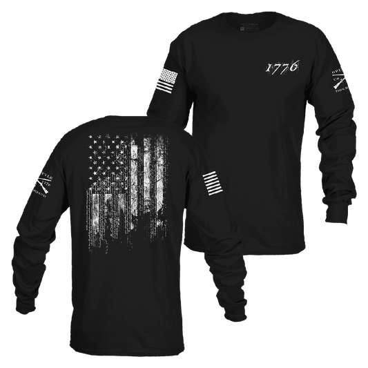 Grunt Style Patriotic Apparel - 1776 Flag Long Sleeve