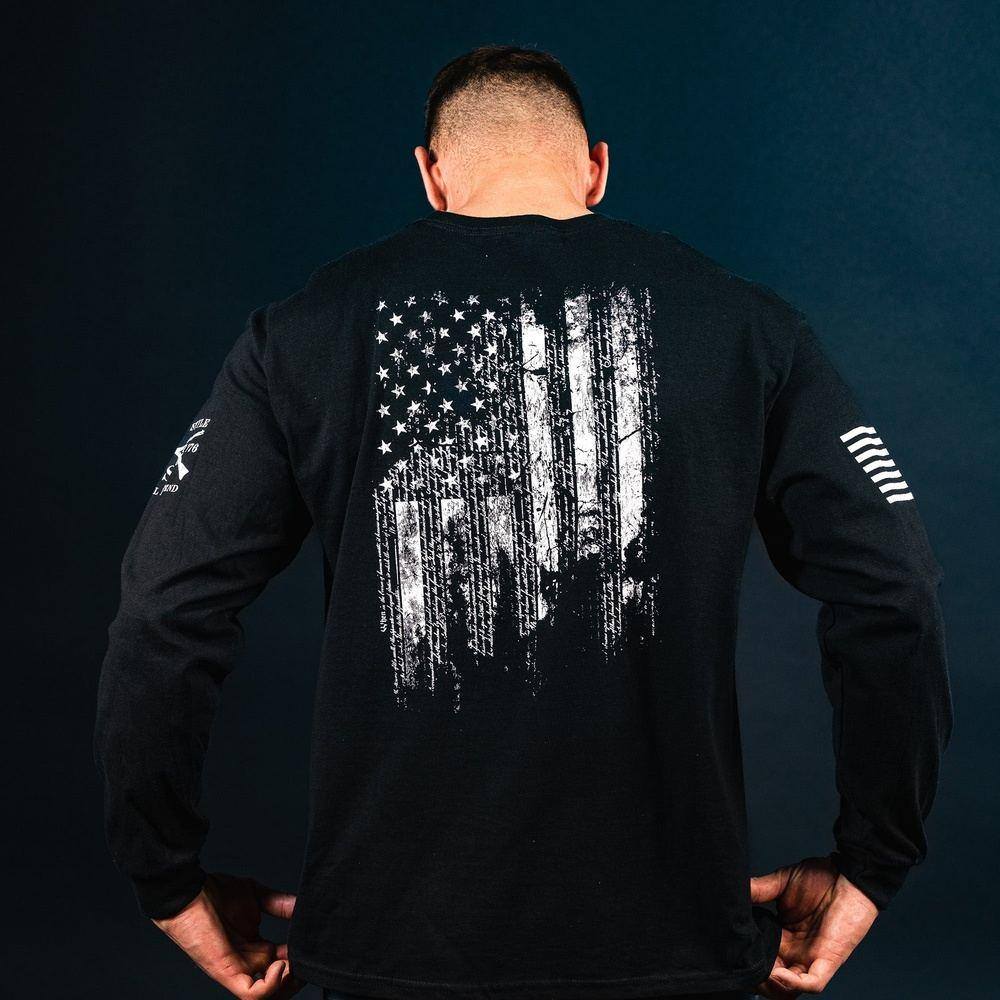 Grunt Style Patriotic Apparel - 1776 Flag Long Sleeve