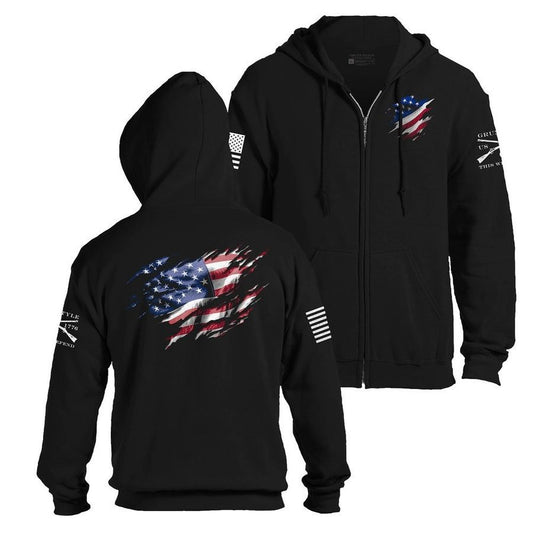 Grunt Style Still Standing Full-Zip Hoodie - Black