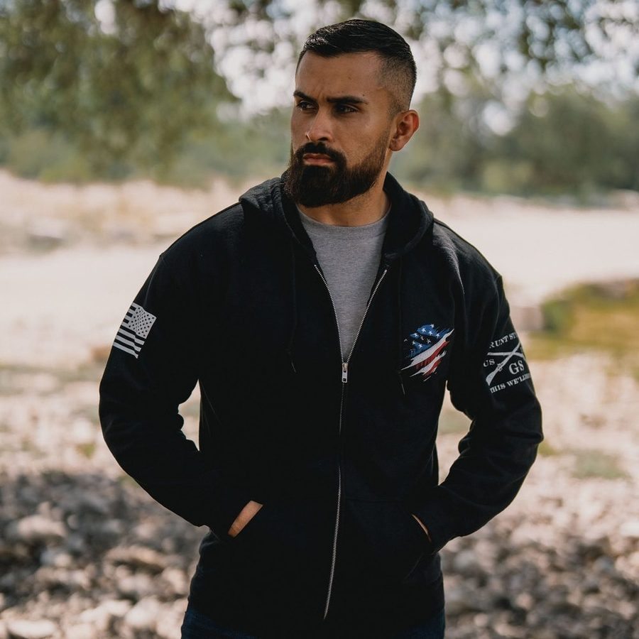 Grunt Style Still Standing Full-Zip Hoodie - Black