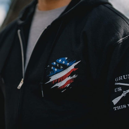 Grunt Style Still Standing Full-Zip Hoodie - Black